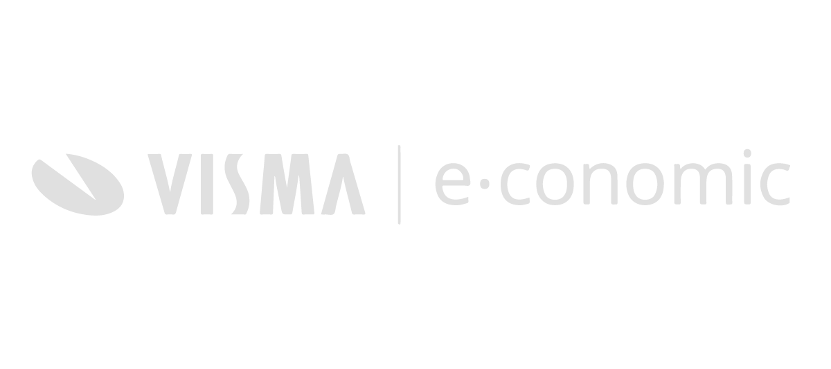 Visma e-conomic logo - Grå